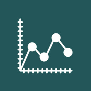 Analytics graph on x and y axis